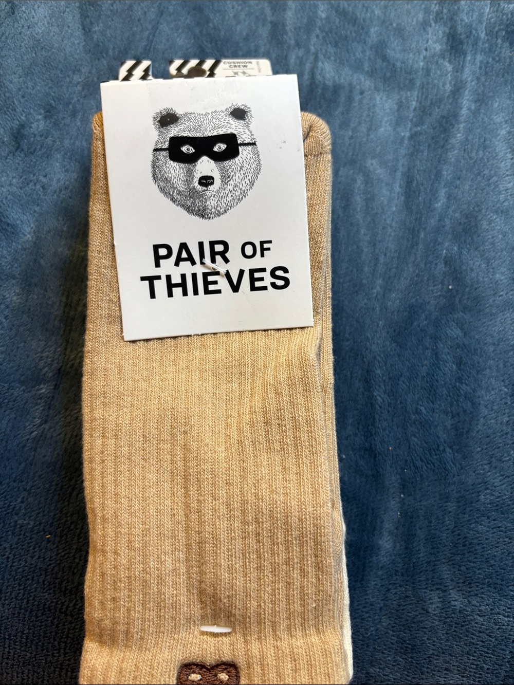 Pair of Thieves Beige Crew Socks